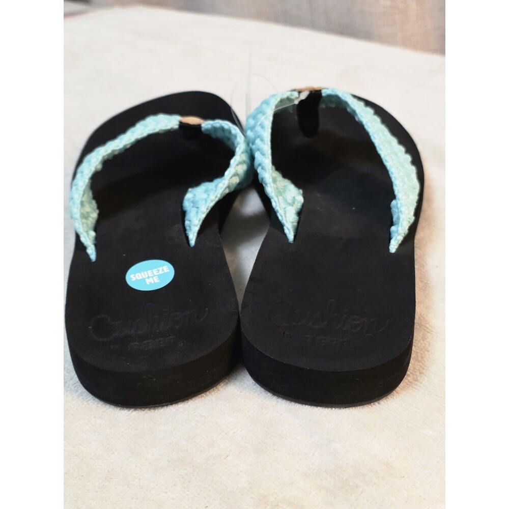REEF Women's Cushion Threads TX Flip Flops Size 9 - Picture 3 of 5